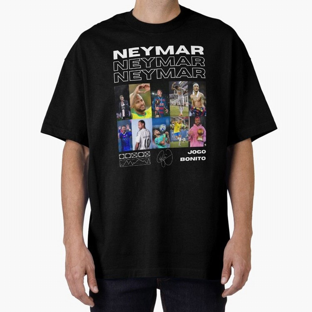 Neymar Jr. Collage Classic T-Shirt Support the Legends of FIFA World Cup 2026 Spirit, Driven by England, CR7, Soccer Culture, Superstar Moments, National Team Dreams and Competitive Fire; Made for Die Hard Supporters, Soccer Lovers, Game Day Photos