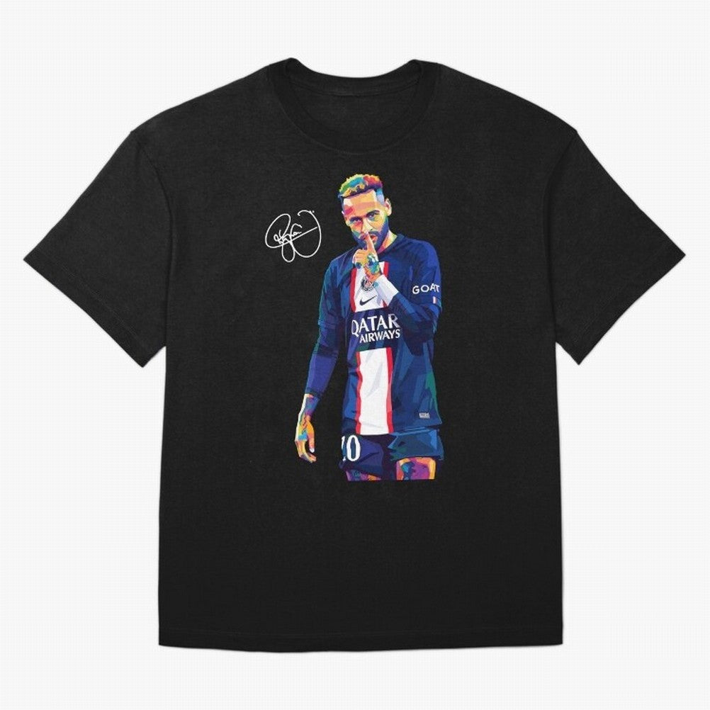 Neymar Jr Wpap Art Classic T-Shirt Bring International Match Energy to FIFA World Cup 2026 USA Canada Mexico Celebrating Messi and Cristiano Ronaldo, Argentina and Brazil Energy, Retro Football Energy, Iconic Rivalries, Trophy Chase Drama and