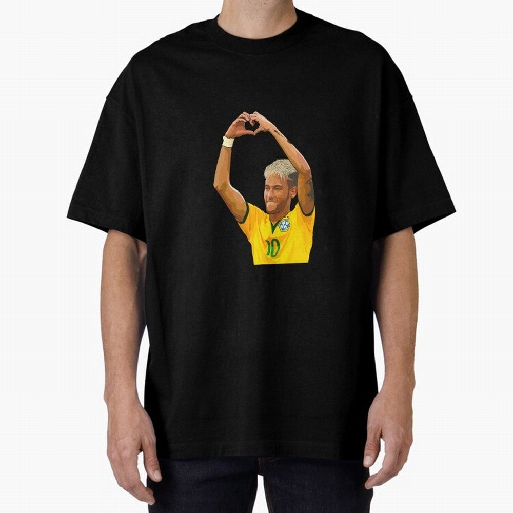 Love Soccer Oversized T-Shirt Carry the FIFA World Cup 2026 USA Canada Mexico Journey through Neymar Highlights, Argentina Pride, Worldwide Fan Energy, Dramatic Goals, Stadium Lights and Championship Celebrations; Ideal for Football Dads, Football