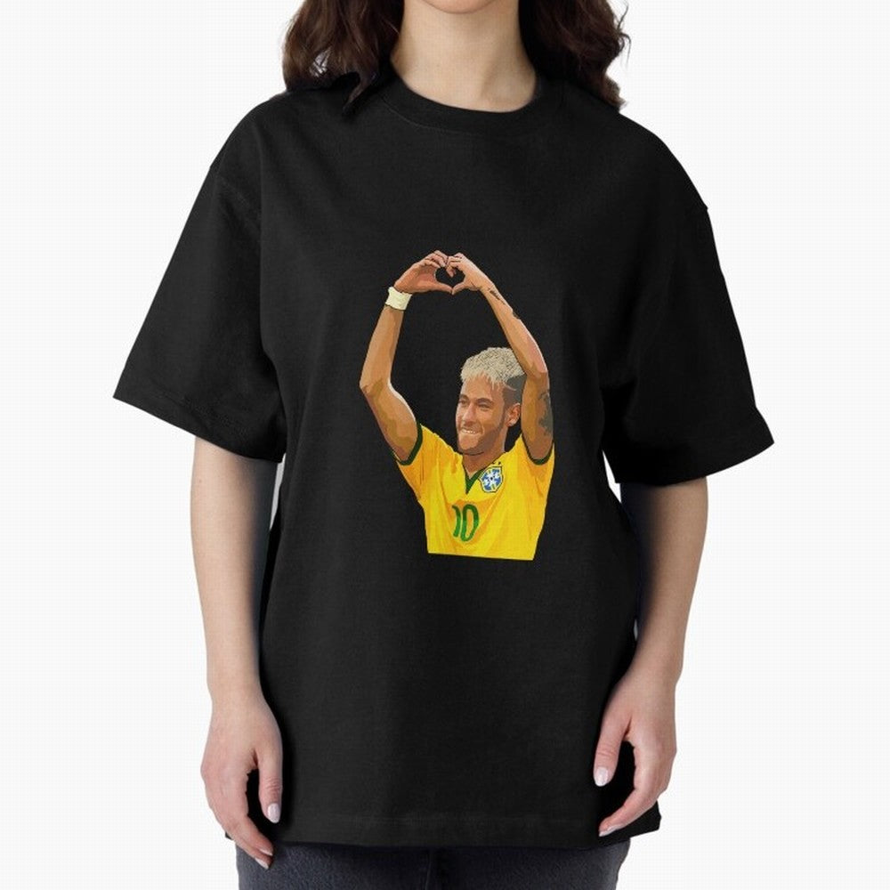 Love Soccer Oversized T-Shirt Carry the FIFA World Cup 2026 USA Canada Mexico Journey through Neymar Highlights, Argentina Pride, Worldwide Fan Energy, Dramatic Goals, Stadium Lights and Championship Celebrations; Ideal for Football Dads, Football