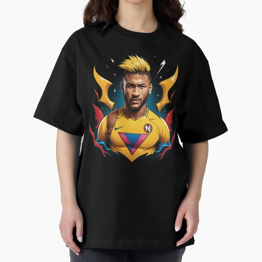 Neymar Jr illustration Classic T-Shirt Celebrate Supporters United by Global Football Passion for FIFA World Cup 2026 USA Canada Mexico, Filled with Mbappe, Germany, Worldwide Fan Energy, Dramatic Goals, Stadium Lights and Championship