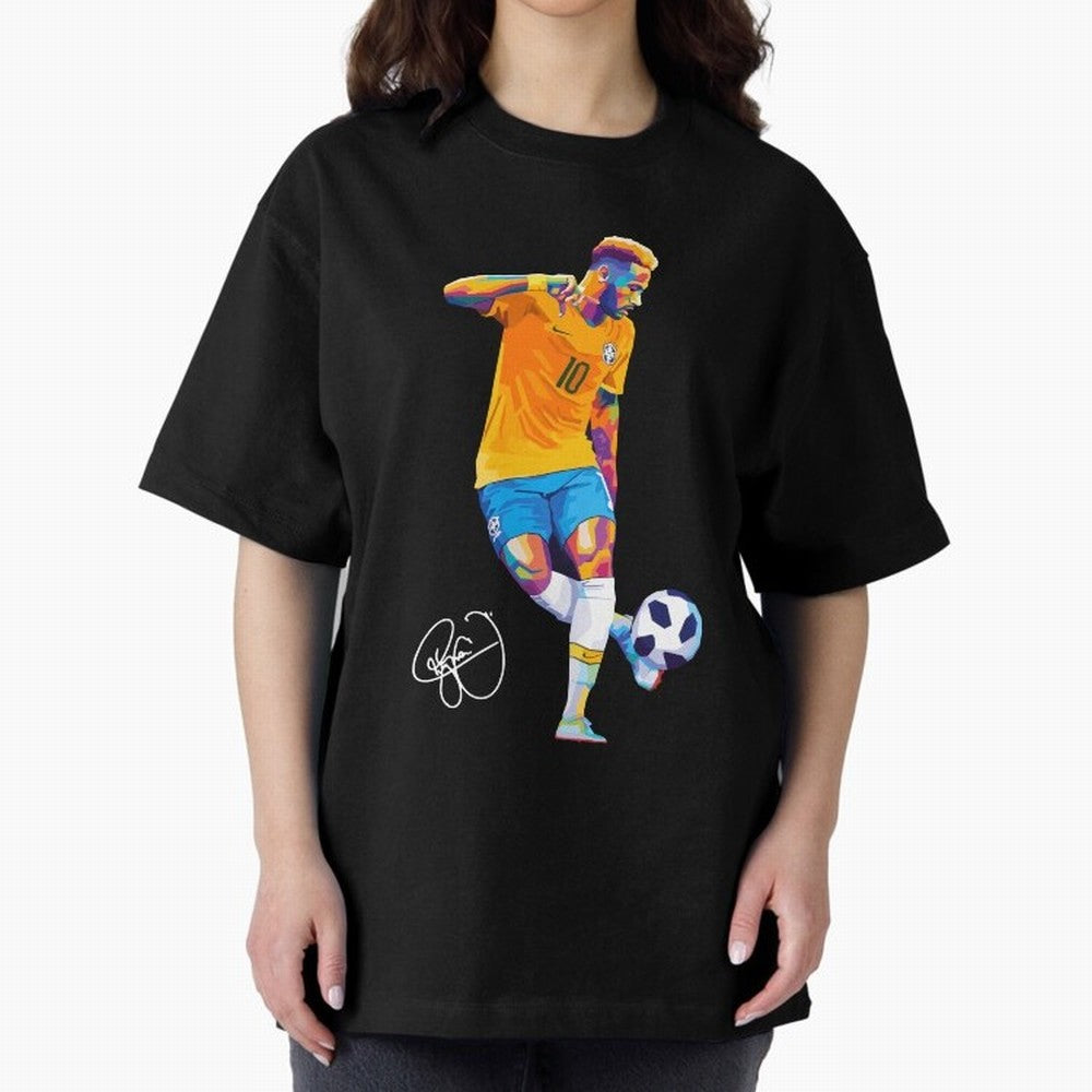 Neymar Jr Footballer Wpap Art Classic T-Shirt Spotlight Match Day Hype around FIFA World Cup 2026 Group Stage, Cristiano Ronaldo, Haaland and CR7, England and Germany, Football Passion, Legendary Performances, Festival Vibes and Supporter