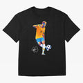 Neymar Jr Footballer Wpap Art Classic T-Shirt Spotlight Match Day Hype around FIFA World Cup 2026 Group Stage, Cristiano Ronaldo, Haaland and CR7, England and Germany, Football Passion, Legendary Performances, Festival Vibes and Supporter