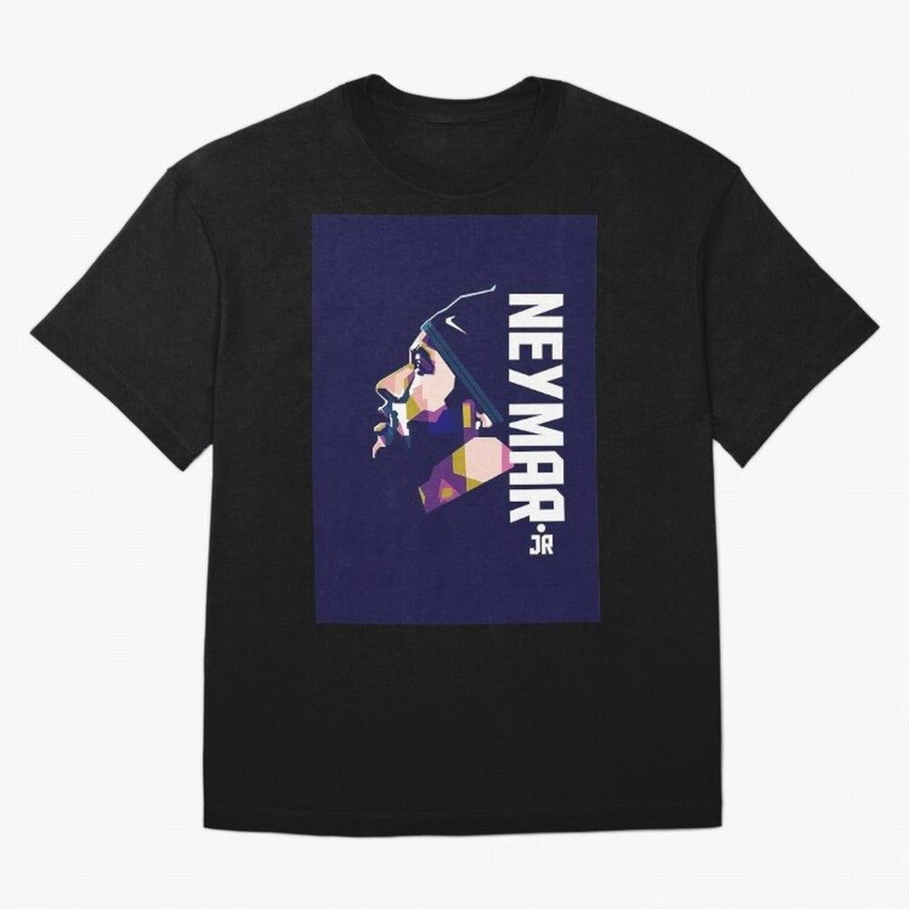 Neymar Jr Art Print Navy Classic T-Shirt Honor Champions and Dreams in FIFA World Cup 2026 Group Stage Inspired by Messi, Argentina and Brazil Energy, Football History, Final Match Energy, Crowd Noise and Once in a Lifetime Moments; Ideal for