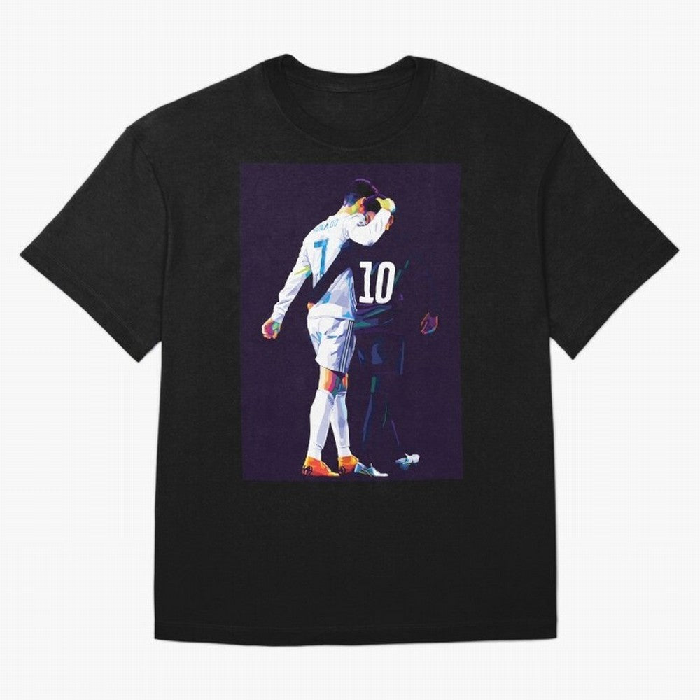 Neymar x Ronaldo Wpap Pop Art Classic T-Shirt Celebrate Classic Football Spirit in Global Football Passion for FIFA World Cup 2026 Group Stage, Built around CR7 and Messi, France, Football Festival Excitement, Trophy Ambitions, Country Rivalries
