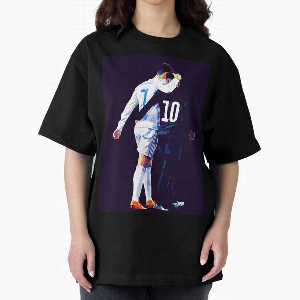 Neymar x Ronaldo Wpap Pop Art Classic T-Shirt Celebrate Classic Football Spirit in Global Football Passion for FIFA World Cup 2026 Group Stage, Built around CR7 and Messi, France, Football Festival Excitement, Trophy Ambitions, Country Rivalries