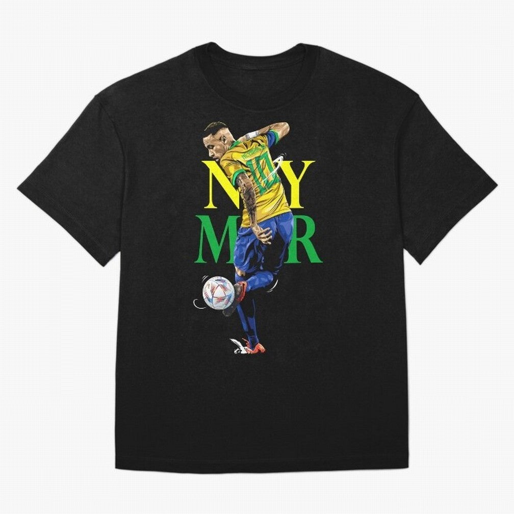 Neymar JR Brazil Oversized T-Shirt Create FIFA World Cup 2026 USA Canada Mexico for Fans of Cristiano Ronaldo and England, Bringing Stadium Memories, Football Loyalty, International Chants and Championship Tradition; Built for Supporters Chasing