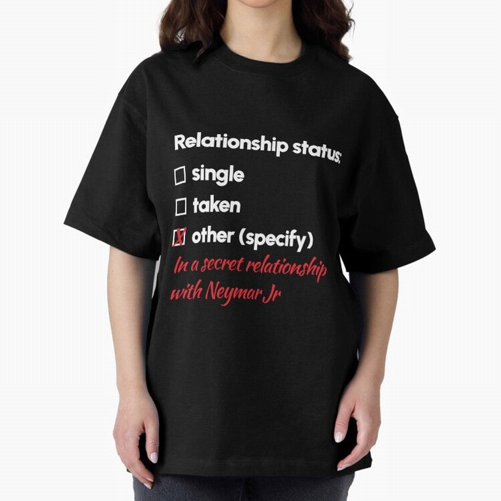 Neymar Jr - Relationship 2 Oversized T-Shirt Enjoy the Biggest Football Party of FIFA World Cup 2026 Group Stage Featuring Messi, Neymar and Mbappe, England, France and Netherlands Energy, Match Day Excitement, Supporter Culture, Golden Goals and