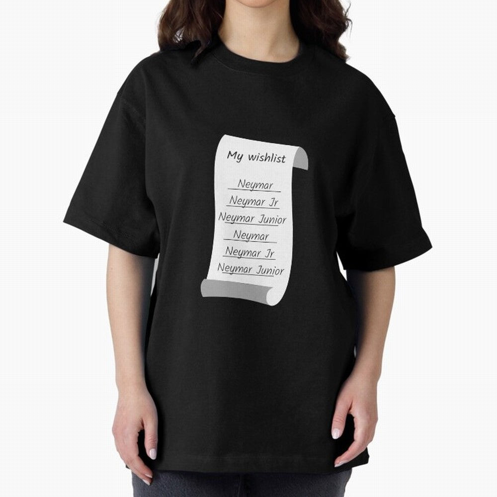 My Wishlist Neymar Jr Neymar Neymar Junior Oversized T-Shirt Celebrate Global Passion for Match Day Hype around FIFA World Cup 2026 USA Canada Mexico, Messi and Cristiano Ronaldo, Brazil, Stadium Memories, Football Loyalty, International Chants and