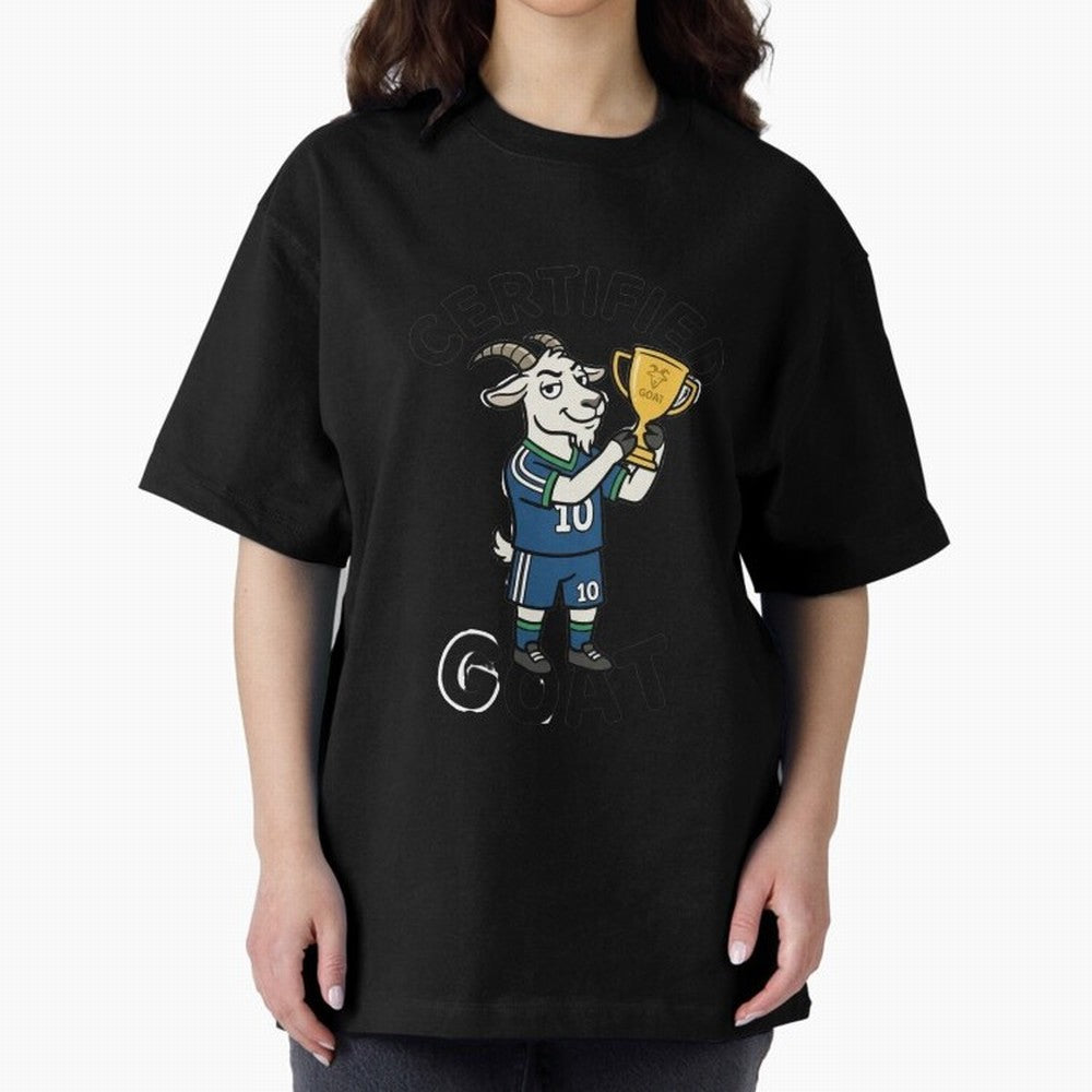 Certified G.O.A.T Classic T-Shirt Join the Global Buzz around FIFA World Cup 2026 for Fans of CR7 and Argentina, France and Brazil, Bringing Retro Football Energy, Iconic Rivalries, Trophy Chase Drama and Stadium Atmosphere; Great for Supporters