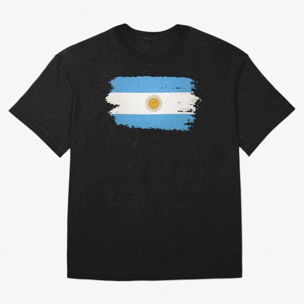 ARGENTINIAN FLAG PRINT Oversized T-Shirt Celebrate Unforgettable Nights in FIFA World Cup 2026 Spirit, Inspired by Argentina, France and Brazil, Cristiano Ronaldo, Stadium Memories, Football Loyalty, International Chants and Championship Tradition;