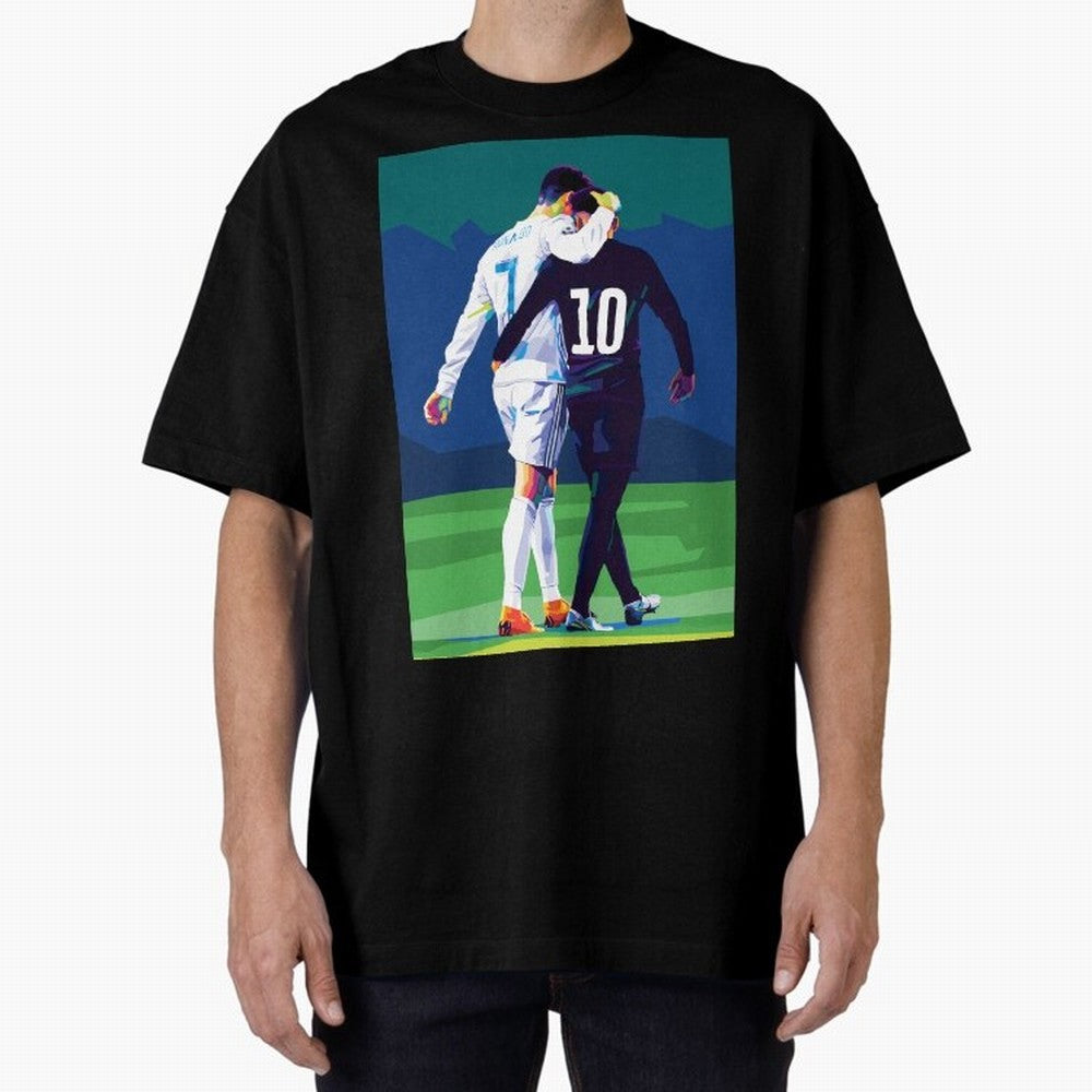 Ronaldo x Neymar Wpap Art Classic T-Shirt Turn Every Weekend Toward FIFA World Cup 2026 for Fans of CR7 and Portugal, Spain and Germany, Bringing Soccer Culture, Superstar Moments, National Team Dreams and Competitive Fire; Great for Supporters Who