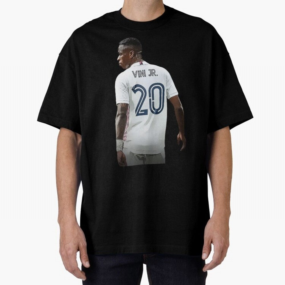 Vinicius Jr 20 - Madrid Classic T-Shirt Celebrate the Magic of the FIFA World Cup 2026 Group Stage Journey through Messi and Cristiano Ronaldo Highlights, Argentina, France and Brazil Pride, Championship Spirit, Famous Goals, Roaring Crowds and