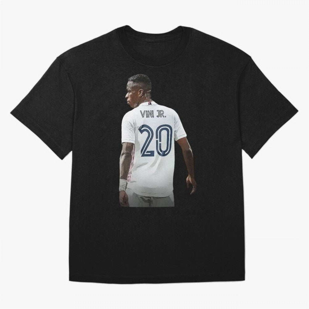 Vinicius Jr 20 - Madrid Classic T-Shirt Celebrate the Magic of the FIFA World Cup 2026 Group Stage Journey through Messi and Cristiano Ronaldo Highlights, Argentina, France and Brazil Pride, Championship Spirit, Famous Goals, Roaring Crowds and