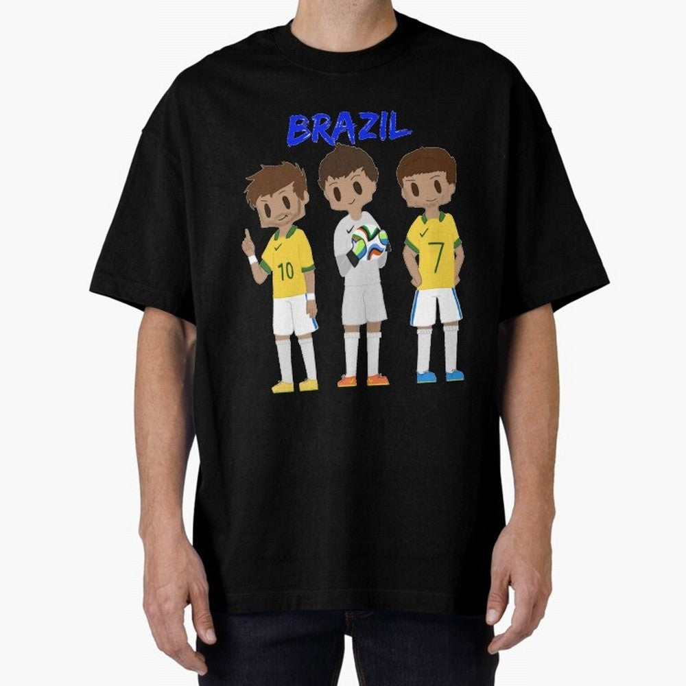 Brazil Essential T-Shirt Show Match Day Excitement for the FIFA World Cup 2026 Journey through Haaland and Mbappe Highlights, Spain and Netherlands Pride, Stadium Memories, Football Loyalty, International Chants and Championship Tradition; Made for
