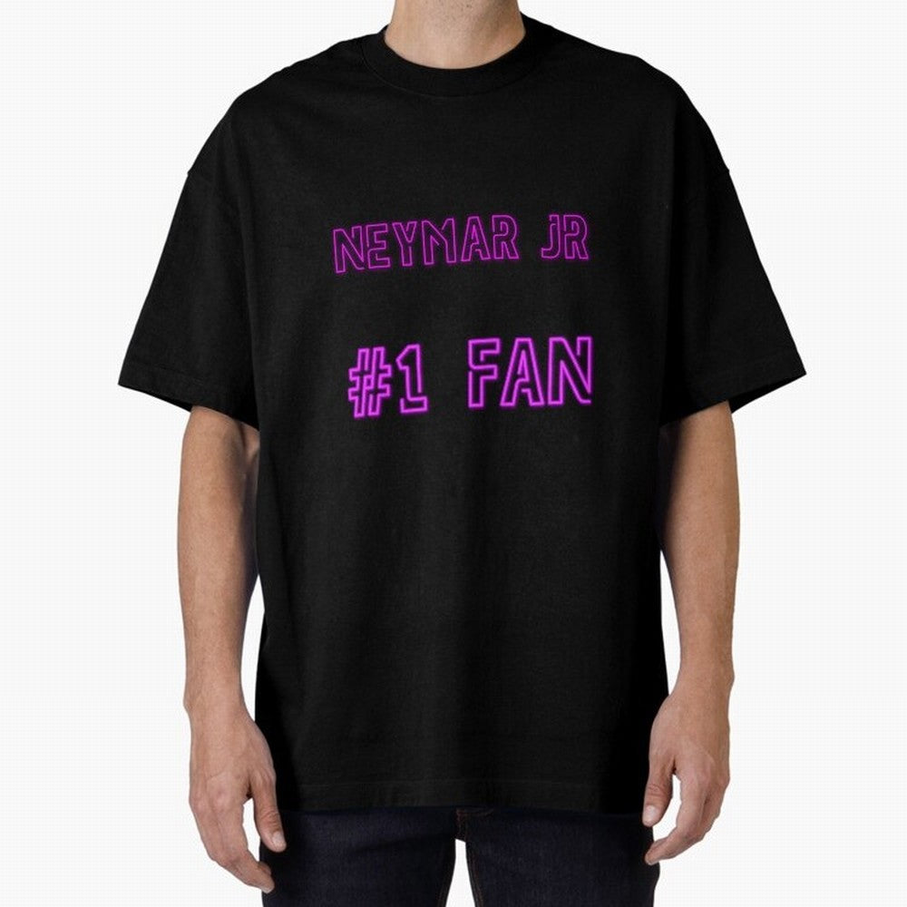 Neymar Jr #1 fan Oversized T-Shirt Stand Out with Spirit from the FIFA World Cup 2026 Group Stage Journey through CR7 and Messi Highlights, Netherlands Pride, Soccer Culture, Superstar Moments, National Team Dreams and Competitive Fire; Made for