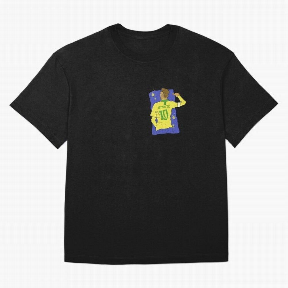 Neymar Jr. in Brazilian Glory Oversized T-Shirt Honor Football Greatness during Global Football Passion for FIFA World Cup 2026, Highlighting Cristiano Ronaldo, Haaland and CR7, England, Champion Mindset, Group Stage Buzz, Knockout Tension and