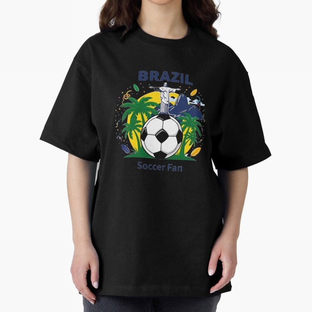 Brazil Soccer Fan T-shirt Classic T-Shirt Keep Football History Alive during Match Day Hype around FIFA World Cup 2026, Cristiano Ronaldo, Brazil, Supporter Pride, Iconic Celebrations, Legendary Names and Global Match Day Energy; Perfect for People