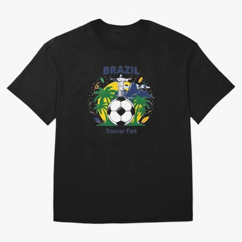 Brazil Soccer Fan T-shirt Classic T-Shirt Keep Football History Alive during Match Day Hype around FIFA World Cup 2026, Cristiano Ronaldo, Brazil, Supporter Pride, Iconic Celebrations, Legendary Names and Global Match Day Energy; Perfect for People