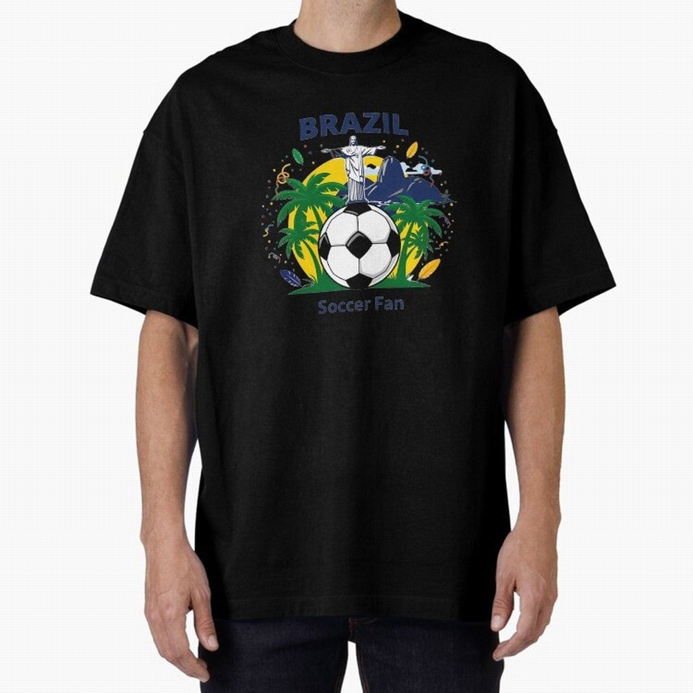 Brazil Soccer Fan T-shirt Classic T-Shirt Keep Football History Alive during Match Day Hype around FIFA World Cup 2026, Cristiano Ronaldo, Brazil, Supporter Pride, Iconic Celebrations, Legendary Names and Global Match Day Energy; Perfect for People