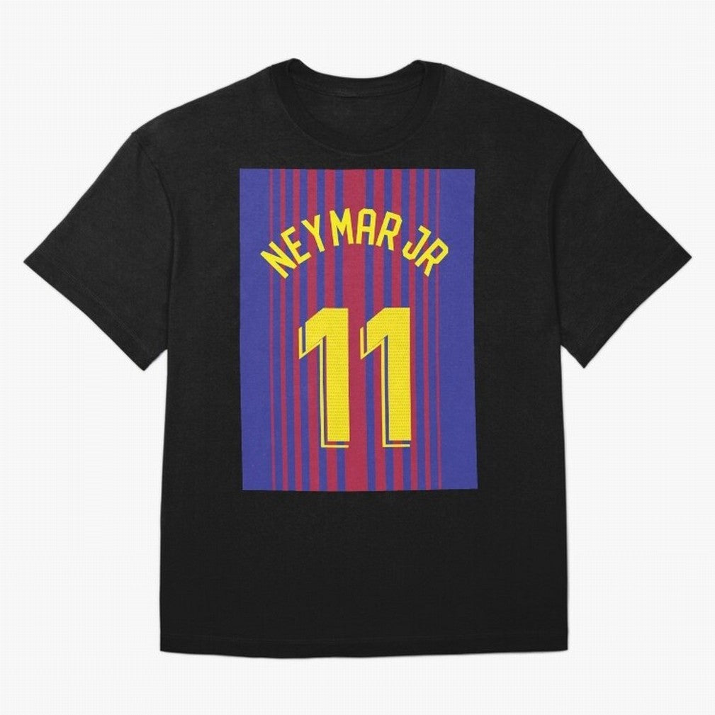 NEYMAR JR FOOTBALL SOCCER JERSEY BARCELONA Oversized T-Shirt Build Match Day Hype around FIFA World Cup 2026 USA Canada Mexico, Cristiano Ronaldo, Haaland and CR7, Argentina, Retro Football Energy, Iconic Rivalries, Trophy Chase Drama and Stadium