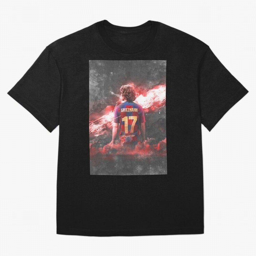 Barcelona Greizmann Classic T-Shirt Celebrate Soccer Greatness during FIFA World Cup 2026 Group Stage for Fans of Haaland and France and Portugal, Bringing Sports Nostalgia, International Competition, Famous Players and Unforgettable Victories;