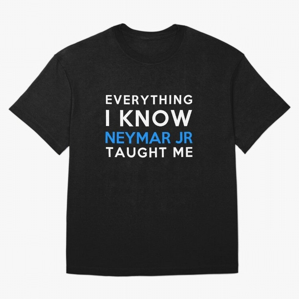 Everything i know - Neymar Jr Oversized T-Shirt Feel the Roar of FIFA World Cup 2026 USA Canada Mexico Spirit, Connected to England, France and Netherlands, Cristiano Ronaldo, Match Day Excitement, Supporter Culture, Golden Goals and Global