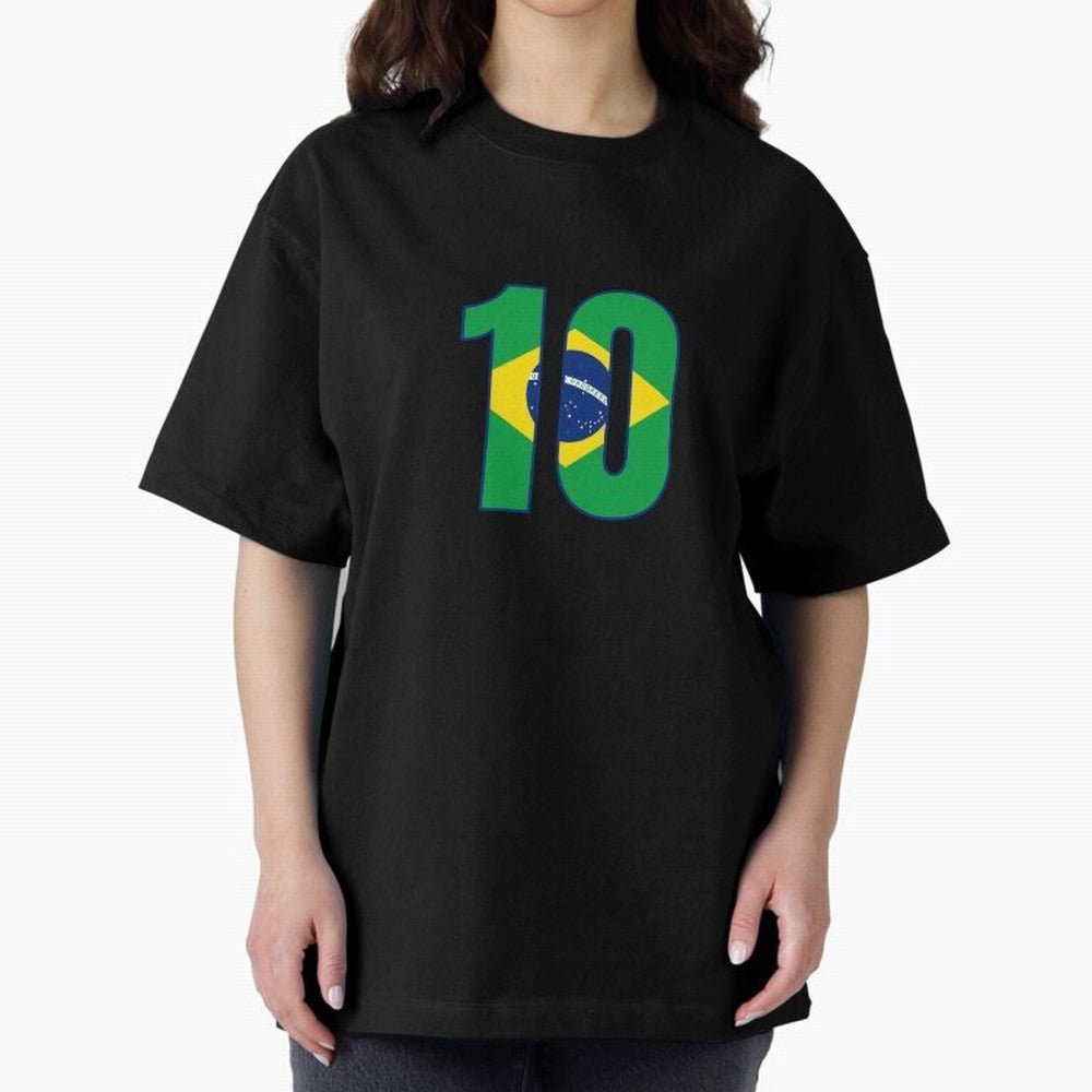 10 - Neymar JR - Brazil Flag Classic T-Shirt Carry FIFA World Cup 2026 USA Canada Mexico for Fans of Messi and Cristiano Ronaldo and Brazil, Bringing Worldwide Fan Energy, Dramatic Goals, Stadium Lights and Championship Celebrations; Made for Die