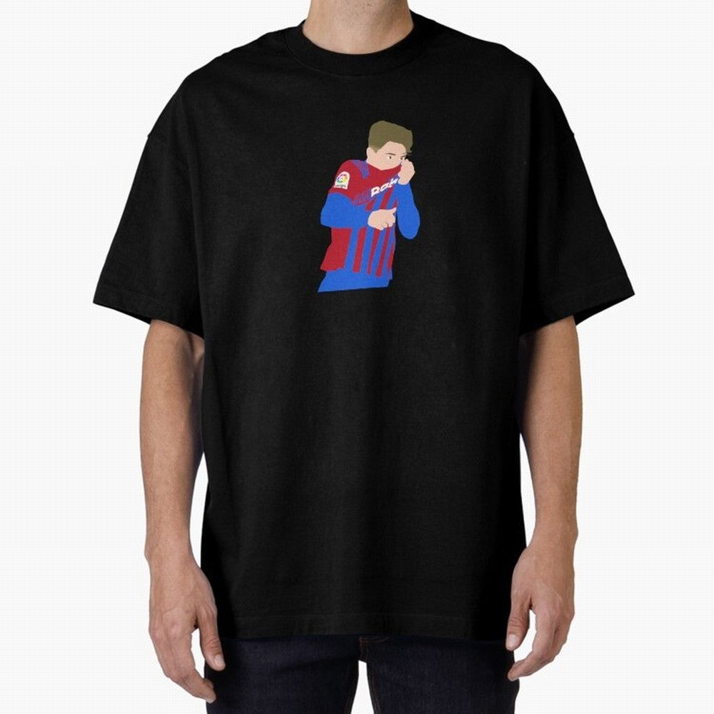 Gavi Barcelona Oversized T-Shirt Bring Retro Soccer Energy to the FIFA World Cup 2026 USA Canada Mexico Journey through CR7 and Messi Highlights, England, France and Netherlands Pride, Global Supporter Spirit, Legendary Goals, National Colors and