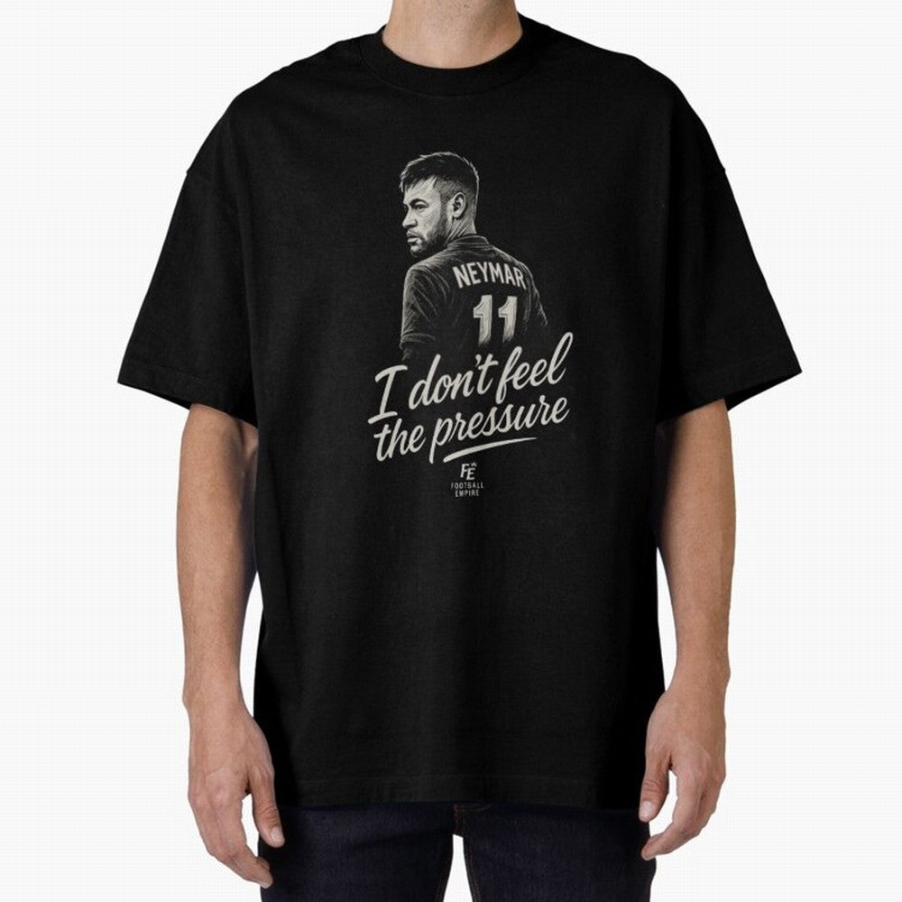 I Don¡¯t Feel The Pressure ¨C Neymar Inspired Street Football Art | Football Empire Classic T-Shirt Stand Out with Spirit from Match Day Hype around FIFA World Cup 2026, Mbappe and Neymar, Argentina and Brazil, Football Festival Excitement, Trophy