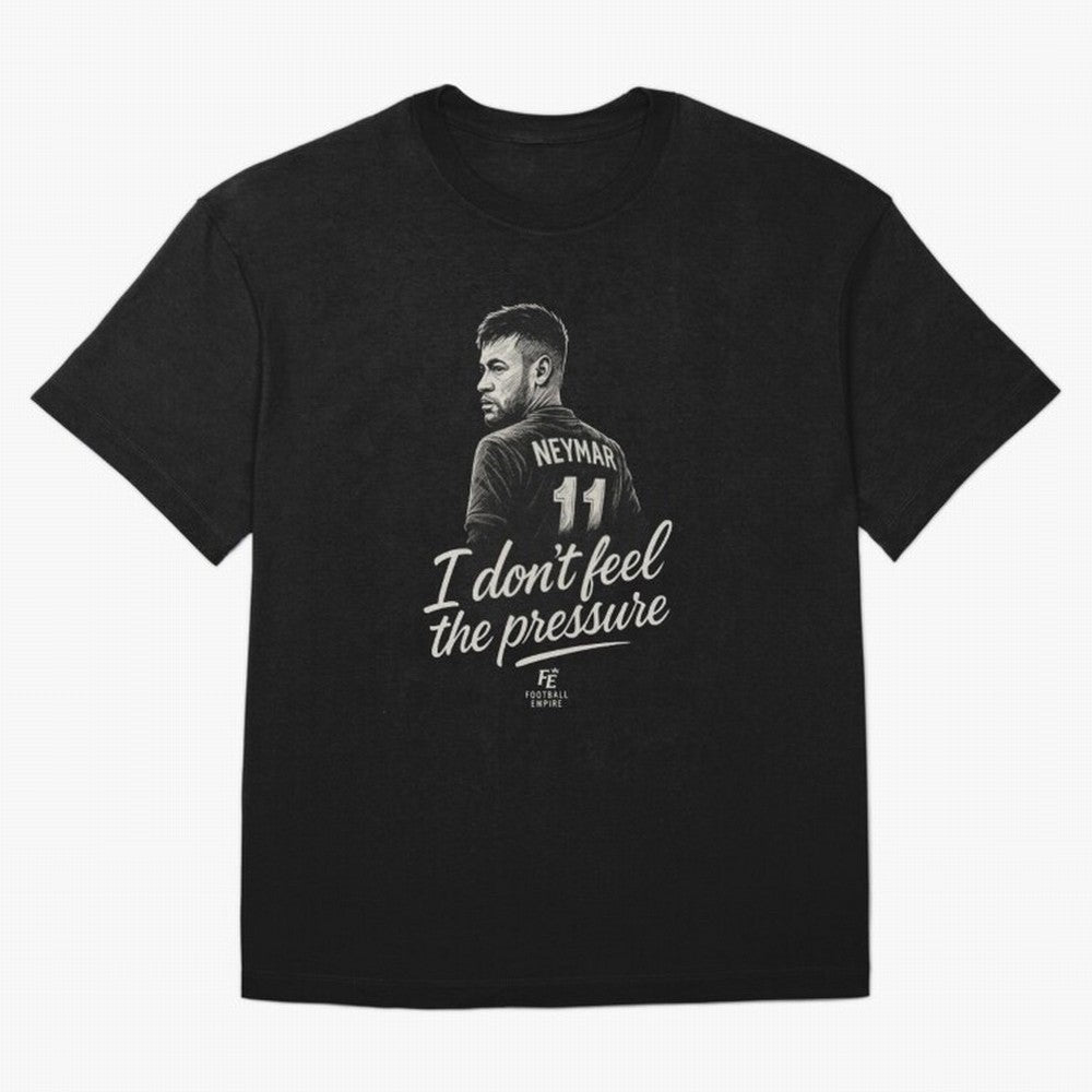 I Don¡¯t Feel The Pressure ¨C Neymar Inspired Street Football Art | Football Empire Classic T-Shirt Stand Out with Spirit from Match Day Hype around FIFA World Cup 2026, Mbappe and Neymar, Argentina and Brazil, Football Festival Excitement, Trophy