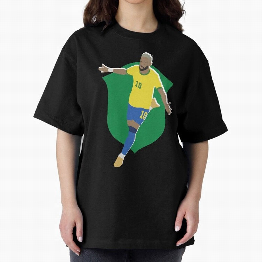 Neymar Jr Brazil Superstar Copa America Active T-Shirt Cheer for the FIFA World Cup 2026 Group Stage Journey through Haaland and Mbappe Highlights, England Pride, Global Supporter Spirit, Legendary Goals, National Colors and Tournament Celebration;