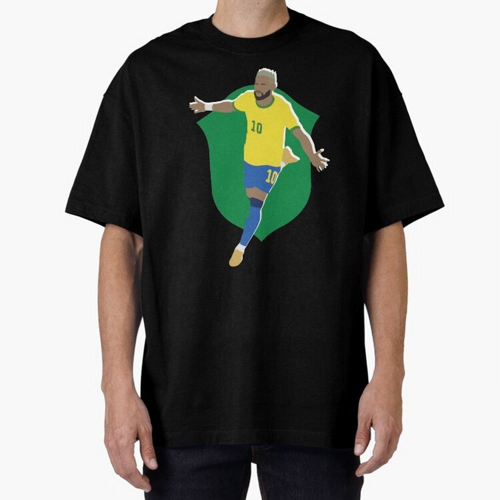 Neymar Jr Brazil Superstar Copa America Active T-Shirt Cheer for the FIFA World Cup 2026 Group Stage Journey through Haaland and Mbappe Highlights, England Pride, Global Supporter Spirit, Legendary Goals, National Colors and Tournament Celebration;