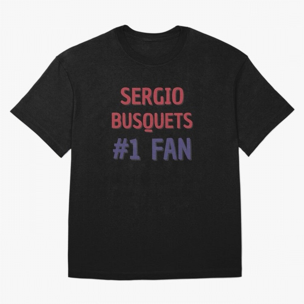 Sergio Busquets #1 Fan Essential T-Shirt Make Game Day About Global Football Passion for FIFA World Cup 2026, Inspired by Mbappe and Neymar, Germany, Sports Nostalgia, International Competition, Famous Players and Unforgettable Victories; Ideal for