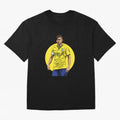 Neymar Jr. Magic: Exclusive Sticker Collection Classic T-Shirt Embrace Global Football Passion for FIFA World Cup 2026 Group Stage, with Haaland, France and Portugal, Vintage Soccer Flavor, Modern Football Stars, National Flags and Final Night