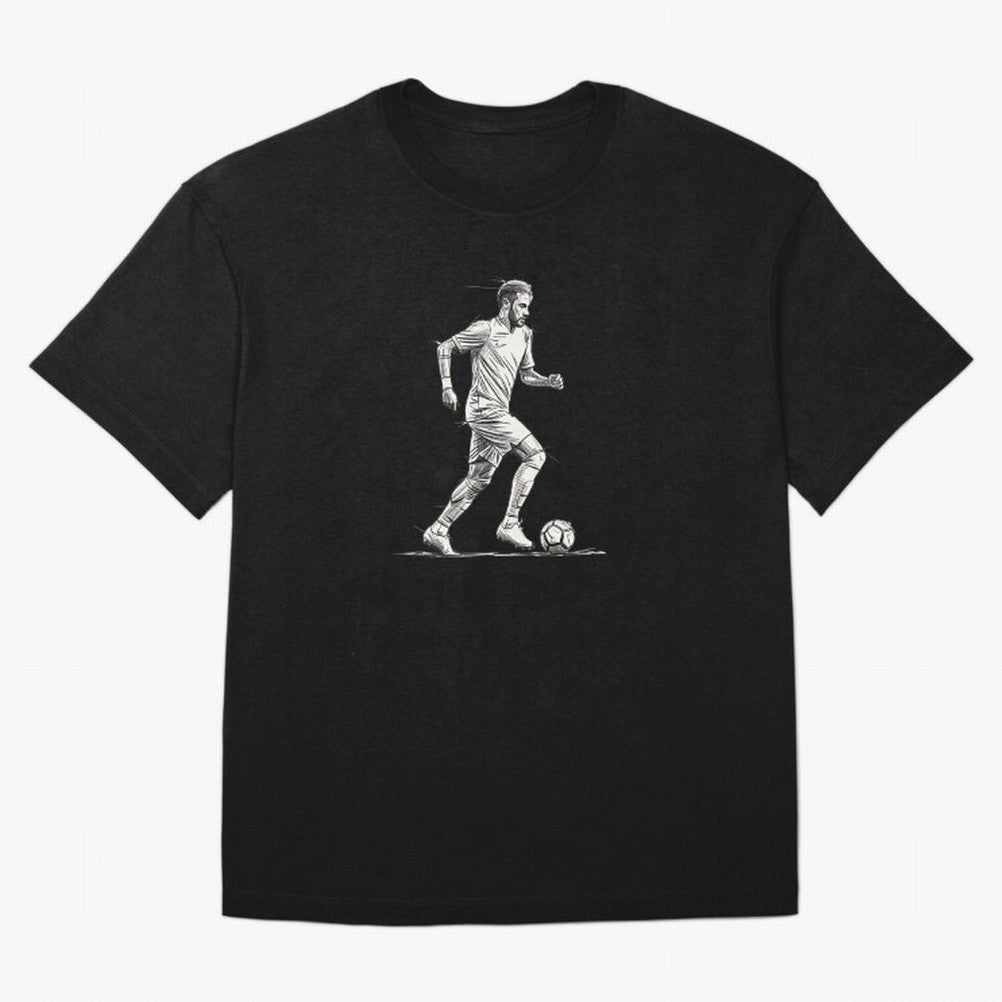 Neymar Jr. - The Dribble King Sketch Classic T-Shirt Show Your Stadium Side during the FIFA World Cup 2026 Journey through Messi and Cristiano Ronaldo Highlights, Portugal, Spain and Germany Pride, Tournament Hype, Historic Matchups, Family Viewing
