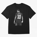 Neymar Jr Black and White Version Oversized T-Shirt Celebrate Golden Goal Energy in Global Football Passion for FIFA World Cup 2026, Celebrating CR7 and Messi, Portugal, Soccer Culture, Superstar Moments, National Team Dreams and Competitive Fire;