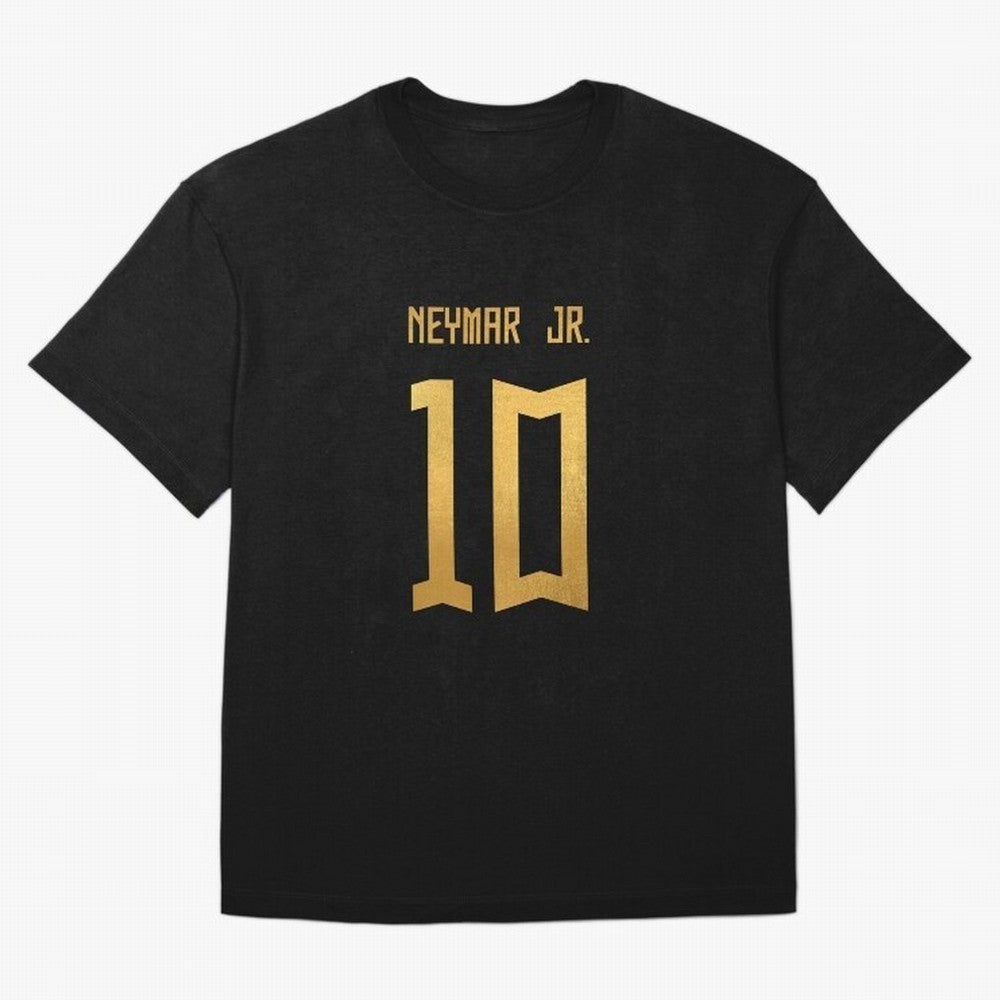 Copy of Neymar Jr Brazil Jersey 2023 Oversized T-Shirt Support the Legends of FIFA World Cup 2026 Group Stage Centered on Haaland and Mbappe, England, France and Netherlands Energy, Championship Spirit, Famous Goals, Roaring Crowds and