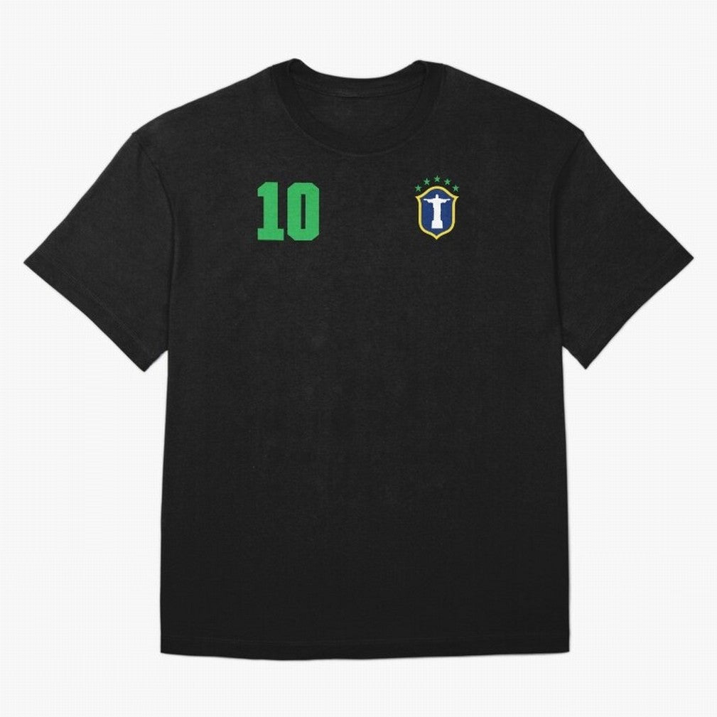Retro Brazil Soccer Brazilian Futebol Jersey Brasil Essential T-Shirt Experience the Global Stage of FIFA World Cup 2026 for Fans of Mbappe and Neymar and Argentina, France and Brazil, Bringing Football History, Final Match Energy, Crowd Noise and