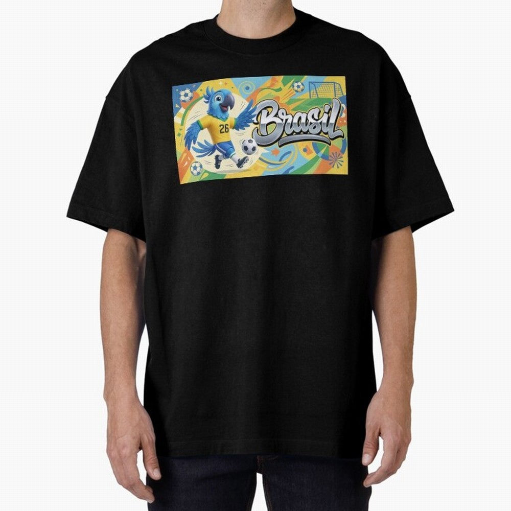 World Cup 2026 Brazil Soccer Team Fan Art Classic T-Shirt Celebrate Classic Football Spirit in Global Football Passion for FIFA World Cup 2026, Made for Neymar, Argentina, France and Brazil, Champion Mindset, Group Stage Buzz, Knockout Tension and