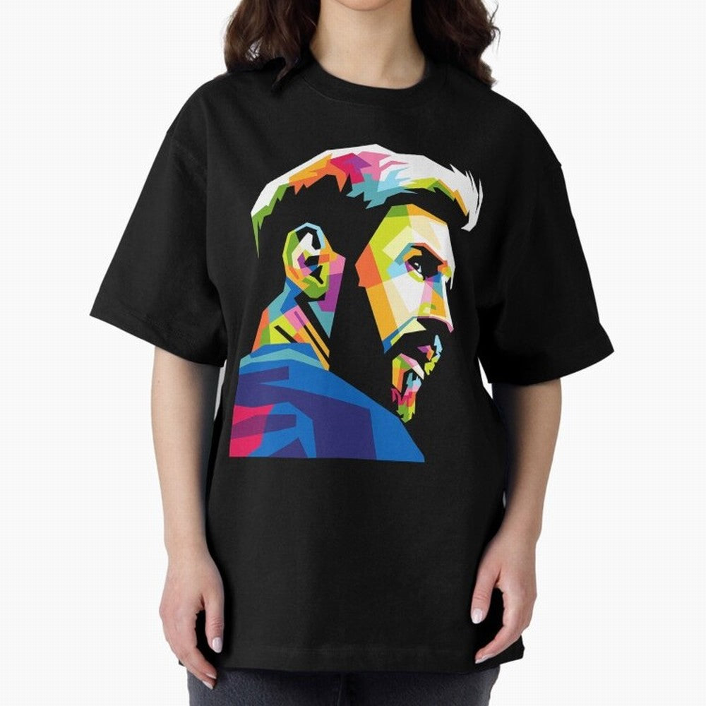 Wpap Leo Messi Graphic Oversized T-Shirt Make Game Day About FIFA World Cup 2026 Group Stage Driven by Messi, Argentina, France and Brazil Energy, Fan Favorite Moments, National Team Passion, Big Match Drama and Soccer History; Great for Watch
