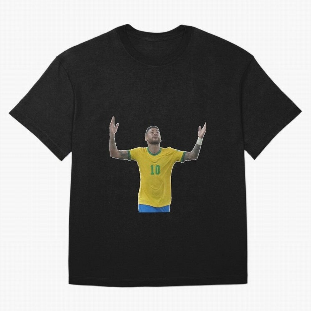 Neymar Jr. - Football Superstar Oversized T-Shirt Remember the FIFA World Cup 2026 Journey through Messi, Neymar and Mbappe Highlights, Netherlands Pride, Retro Football Energy, Iconic Rivalries, Trophy Chase Drama and Stadium Atmosphere; Made for