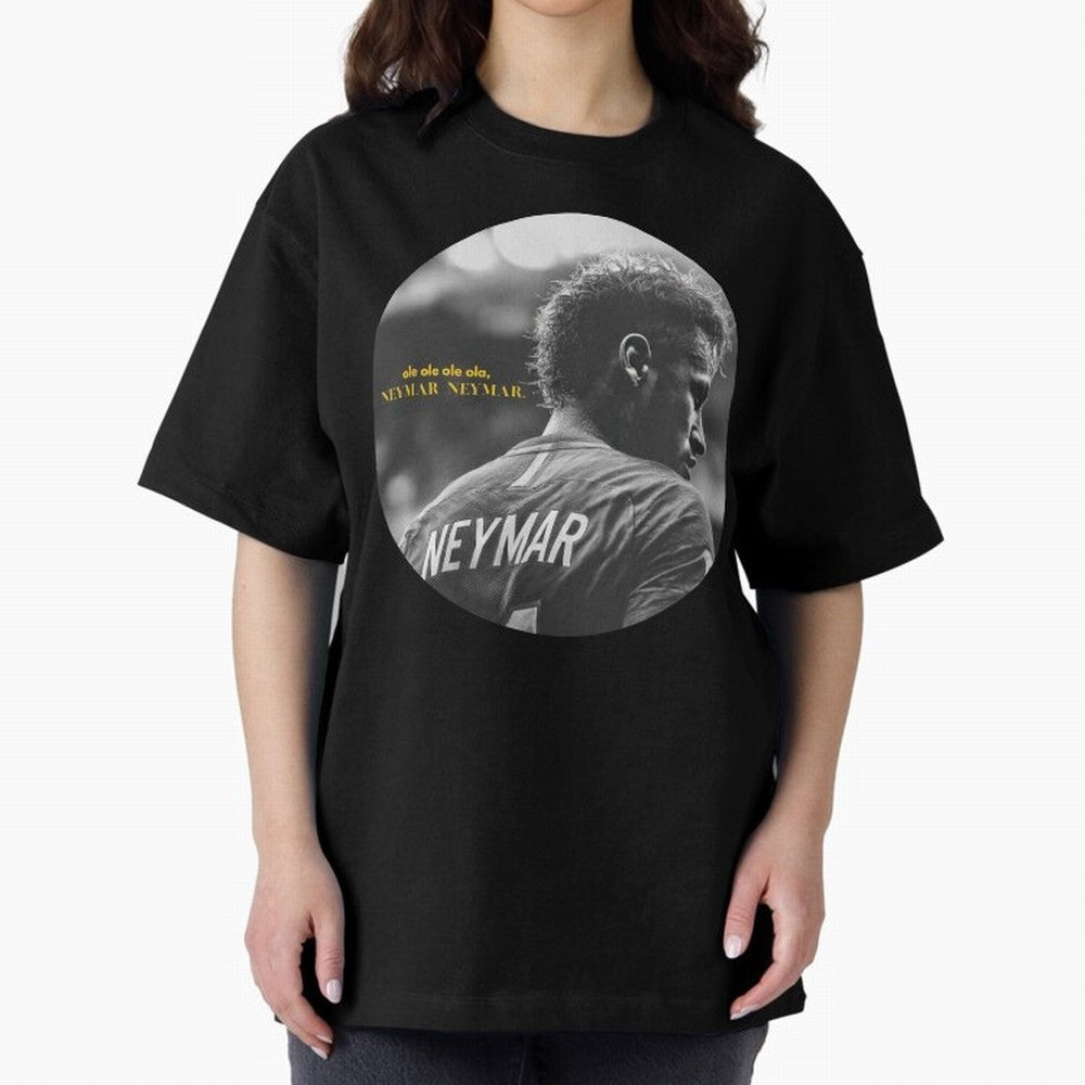 Neymar Ole Ole Ole Premium T-Shirt Feel the Heartbeat of FIFA World Cup 2026 USA Canada Mexico for Fans of CR7 and Messi and Argentina, France and Brazil, Bringing Game Day Rituals, Football Legends, Country Pride and the Road to the Final; Perfect