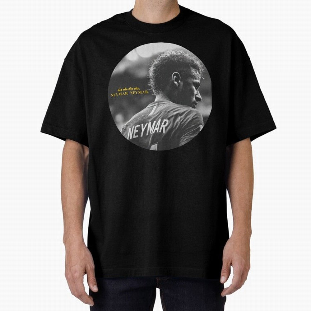 Neymar Ole Ole Ole Premium T-Shirt Feel the Heartbeat of FIFA World Cup 2026 USA Canada Mexico for Fans of CR7 and Messi and Argentina, France and Brazil, Bringing Game Day Rituals, Football Legends, Country Pride and the Road to the Final; Perfect