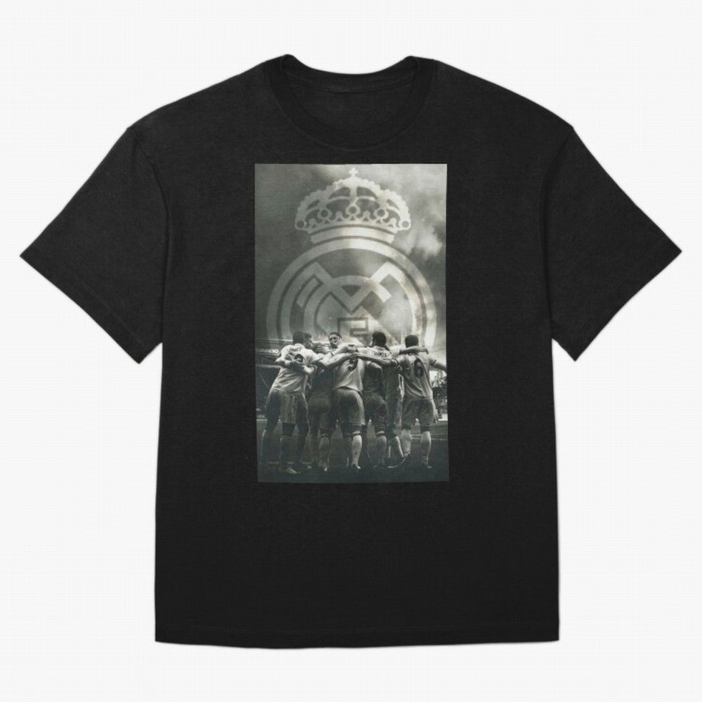 King Madrid Premium T-Shirt Back Your Heroes with FIFA World Cup 2026 Group Stage Celebrating Messi, Neymar and Mbappe, England Energy, Football Passion, Legendary Performances, Festival Vibes and Supporter Community; Ideal for Passionate Fans Who