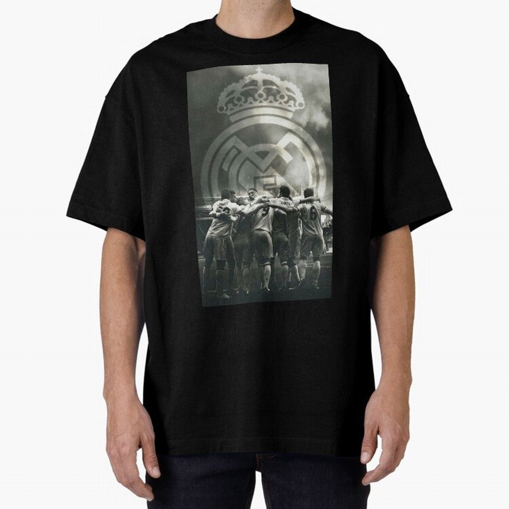 King Madrid Premium T-Shirt Back Your Heroes with FIFA World Cup 2026 Group Stage Celebrating Messi, Neymar and Mbappe, England Energy, Football Passion, Legendary Performances, Festival Vibes and Supporter Community; Ideal for Passionate Fans Who