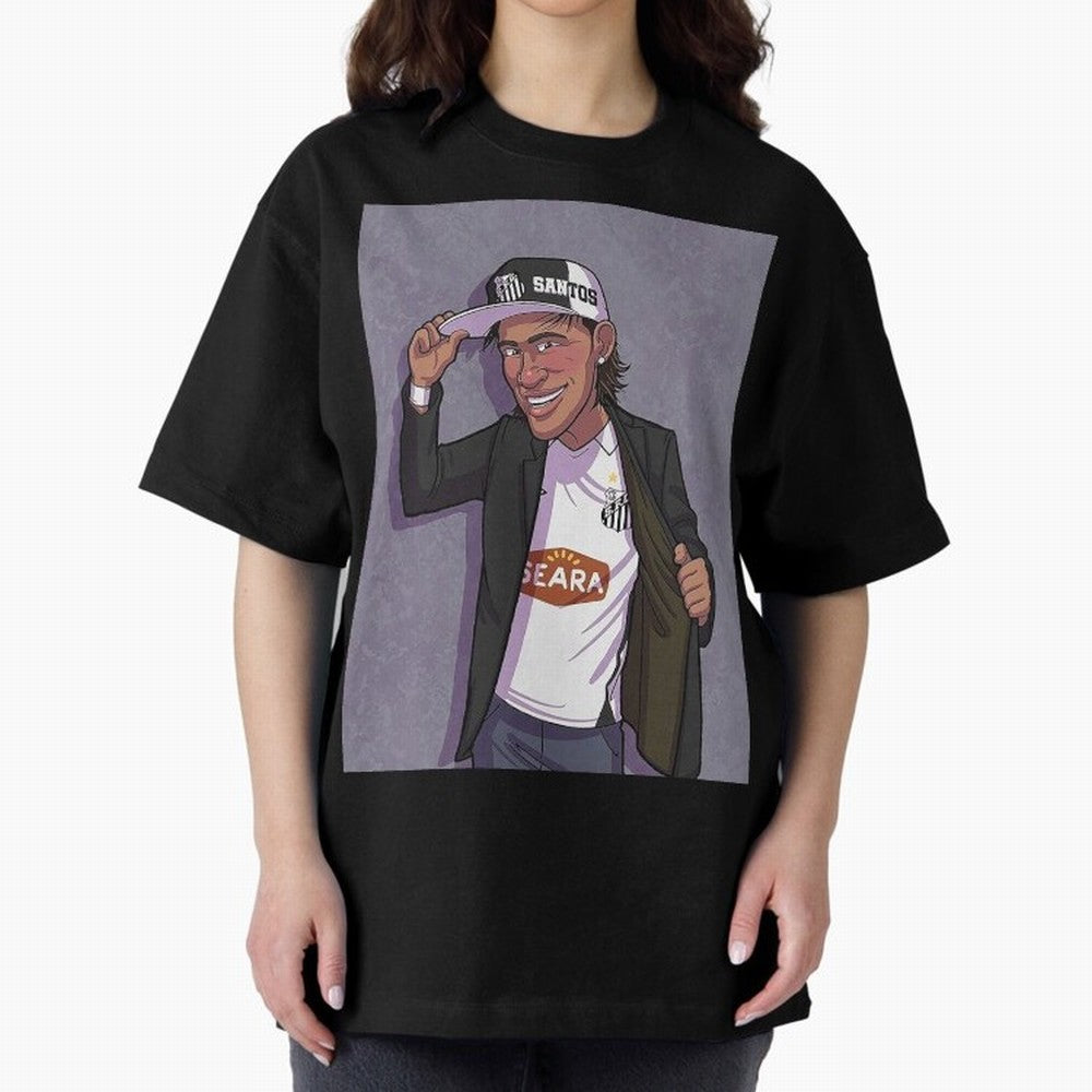 Neymar drafted Graphic T-Shirt Represent Match Day Hype around FIFA World Cup 2026 Group Stage, Messi, Neymar and Mbappe, England, Football History, Final Match Energy, Crowd Noise and Once in a Lifetime Moments; Great for Watch Parties, Sports