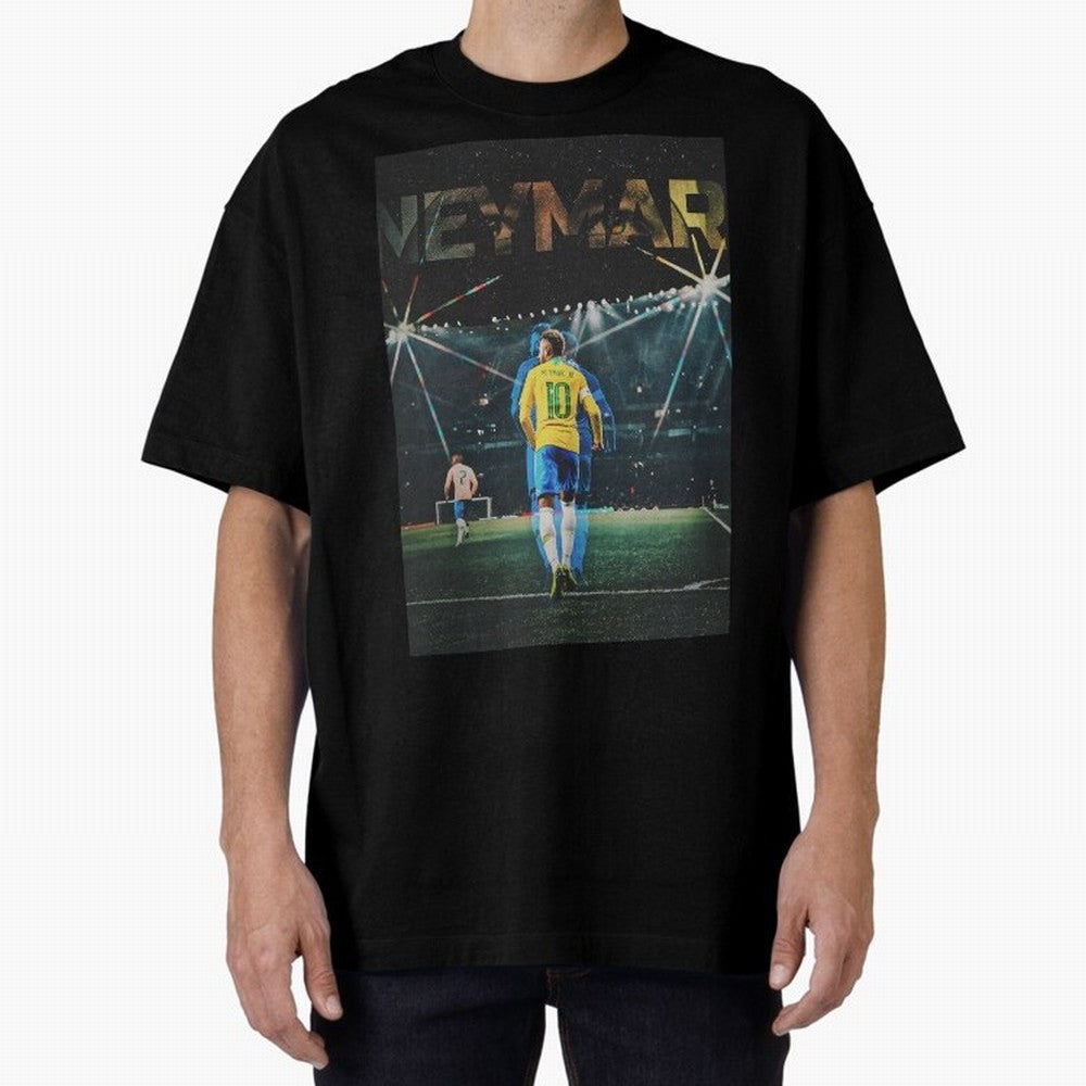 Neymar Premium T-Shirt Bring Match Day Fire to FIFA World Cup 2026 Connected to Haaland, France and Portugal Energy, Fan Favorite Moments, National Team Passion, Big Match Drama and Soccer History; Made for Die Hard Supporters, Soccer Lovers, Game