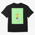 Neymar Brazil Football Control Skills Graphic T-Shirt Bring Retro Soccer Energy to FIFA World Cup 2026 USA Canada Mexico Spirit, Connected to Netherlands, CR7 and Messi, Championship Spirit, Famous Goals, Roaring Crowds and International Football