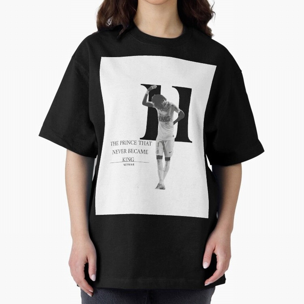The Prince that never became king- neymar jr quote Graphic T-Shirt Turn Football Passion into FIFA World Cup 2026 Spirit, Centered on Argentina, France and Brazil, Neymar, Global Supporter Spirit, Legendary Goals, National Colors and Tournament